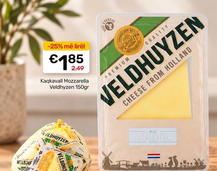 Kaçkavall Mozzarella Veldhuyzen 150GR