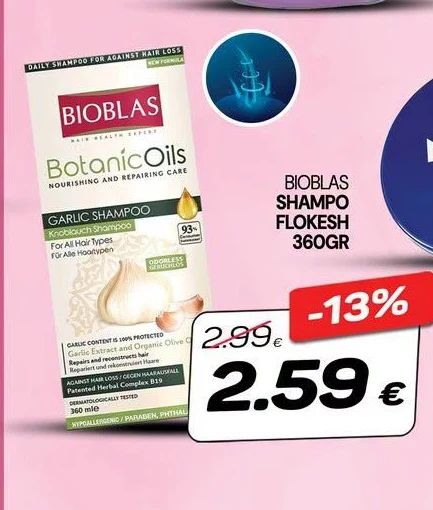 Bioblas Shampoo Flokësh 360GR