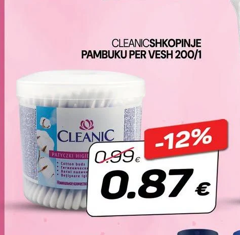 Cleanic Pambuk për Vesh 200/1