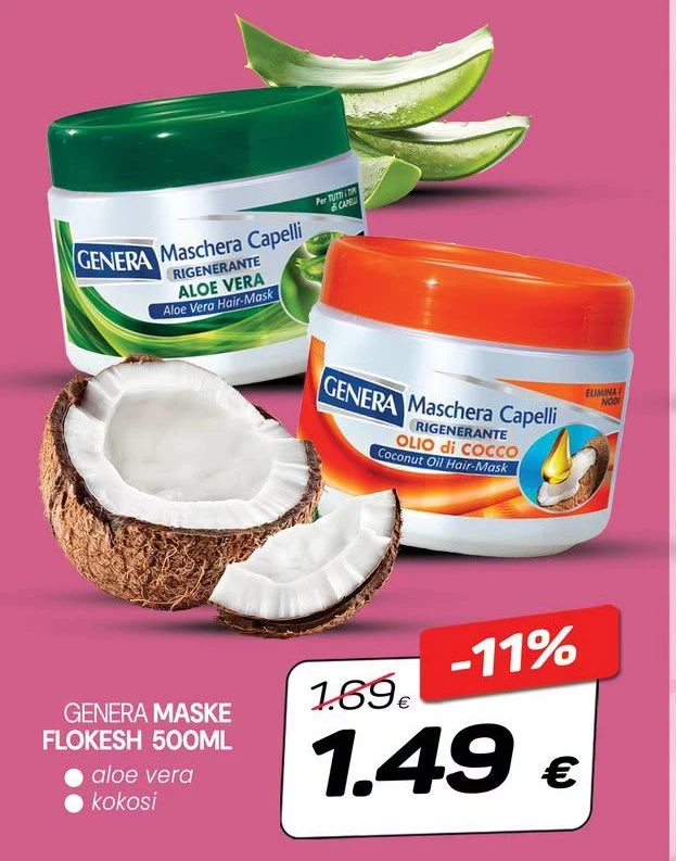 Genera Maske Flokësh 500ML