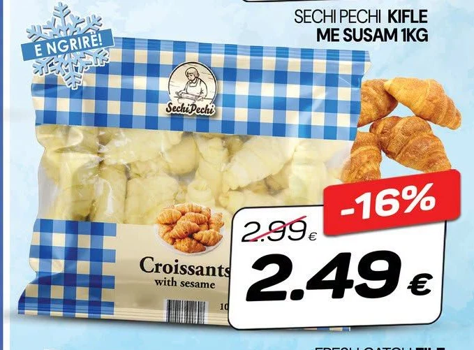 Sechi Pechi Kifle me Susam 1KG
