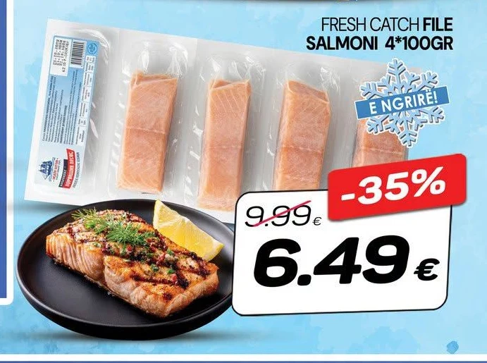 Fresh Catch File Salmoni 4*100GR
