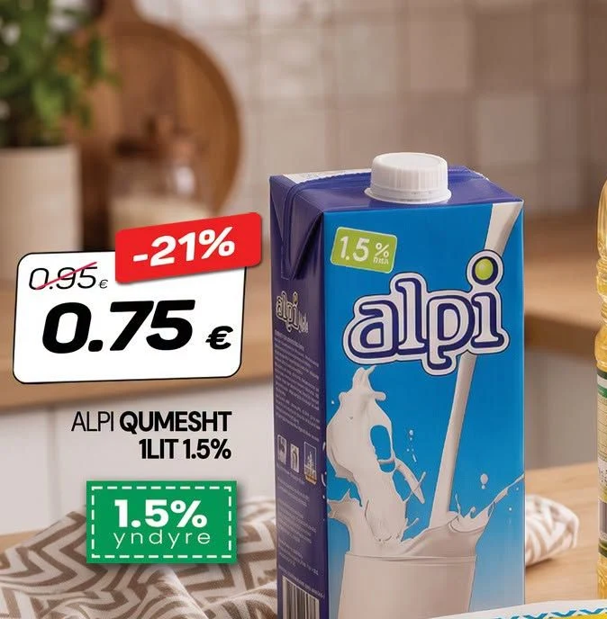 Alpi Qumesht 1L 1.5%