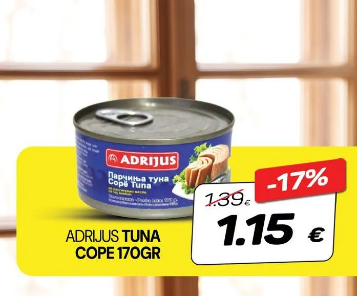 Adrijus Tuna Cope 170GR