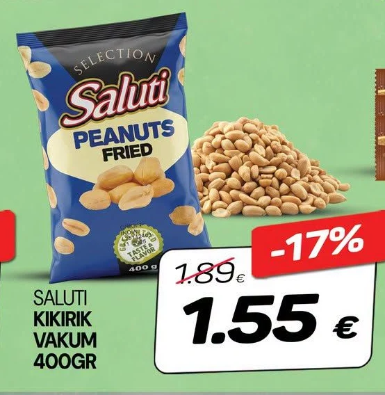 Saluti Kikirik Vakum 400GR