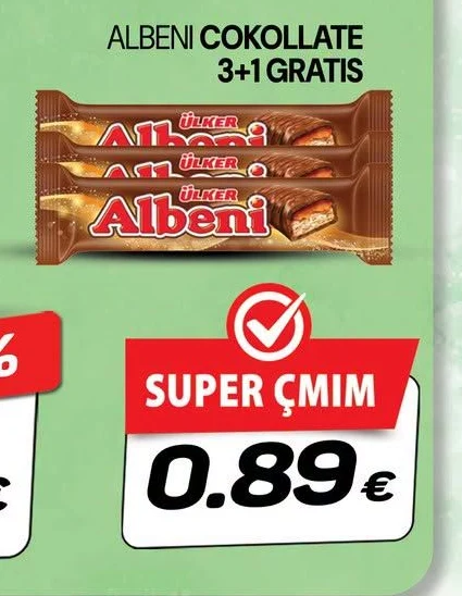 Albeni Cokollate 3+1 Gratis