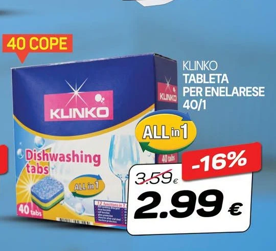Klinko Tableta per Enelarese 40/1