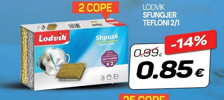 Lodvik Sfungjer Tefloni 2/1