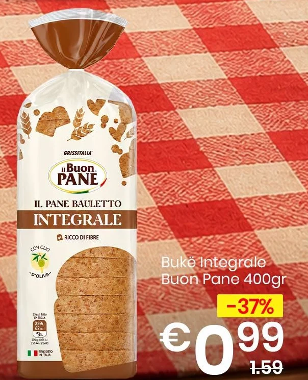 Bukë Integrale Buon Pane 400GR