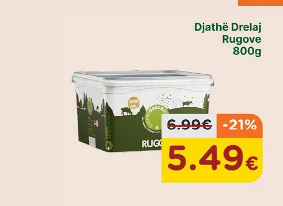 Djathë Drelaj Rugove 800G