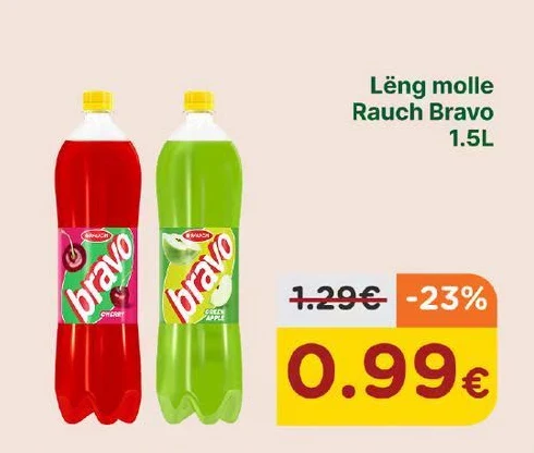 Lëng Molle Rauch Bravo 1.5L