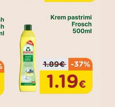 Krem Pastrimi Frosch 500ML