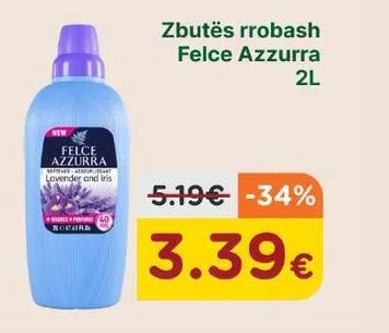 Zbutës Rrobash Felce Azzurra 2L