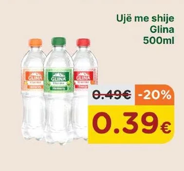 Ujë me Shije Glina 500ML