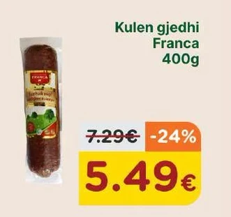 Kulen Gjedhi Franca 400G