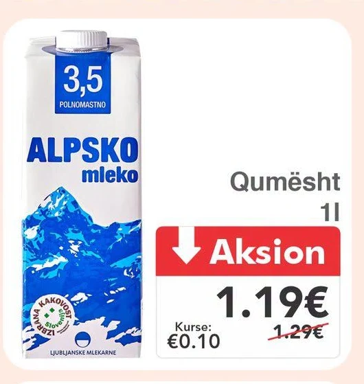 Qumësht 1L