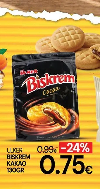 Ulker Biskrem Kakao 130GR