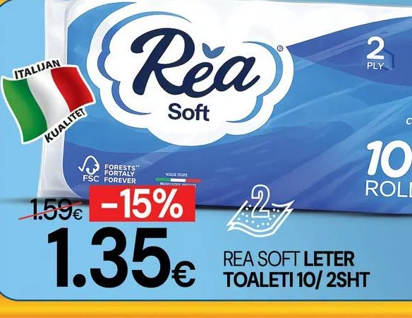 Rea Soft Leter Toalet 10/2SHT