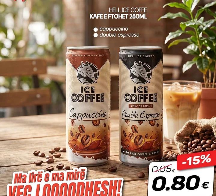 Hell Ice Coffee Kafe E Ftohet 250ML
