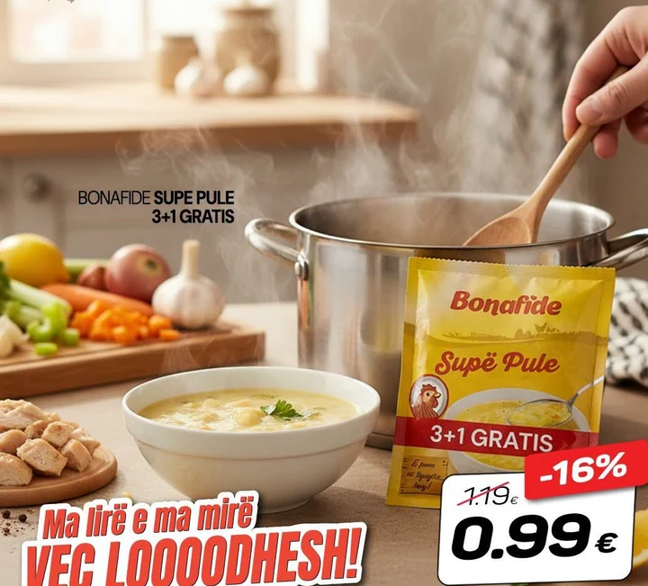 Bonafide Supë Pule 3+1 Gratis