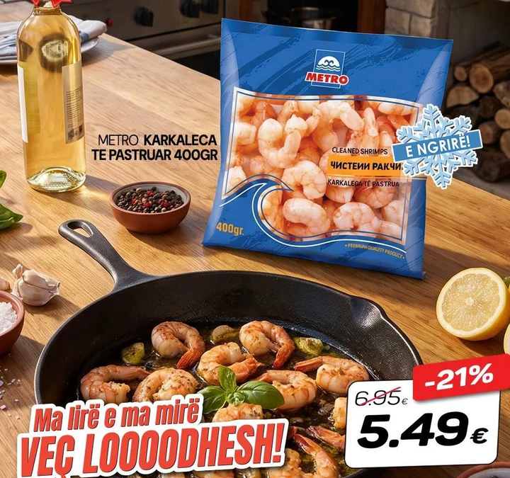 Metro Karkaleca Të Pastruara 400GR