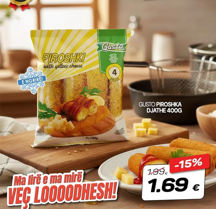 Gusto Piroshka Djathe 400G