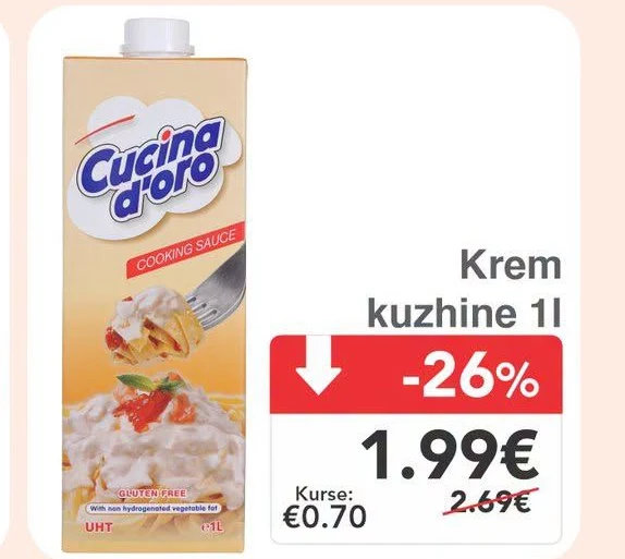Krem Kuzhine 1L