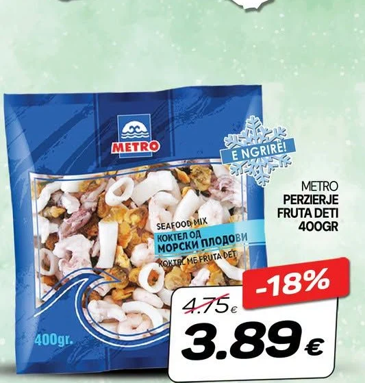 Metro Perzierje Fruta Deti 400GR