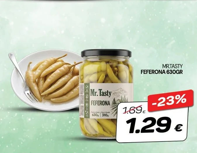 Mr.tasty Feferona 630GR