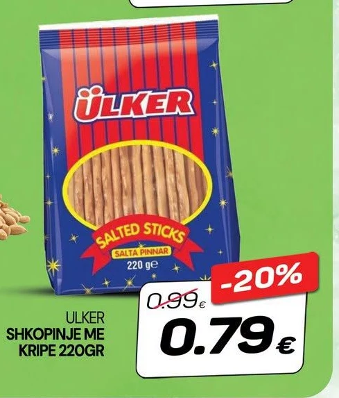 Ulker Shkopinje me Kripe 220GR