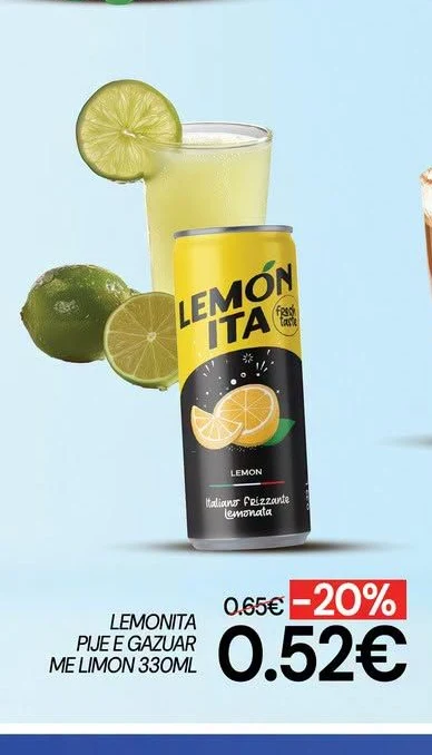Lemonita Pije E Gazuar me Limon 330ML