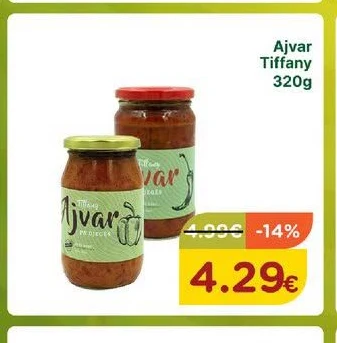 Ajvar Tiffany 320G