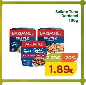 Sallate Tuna Dardanel 160G