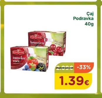 Çaj Podravka 40G