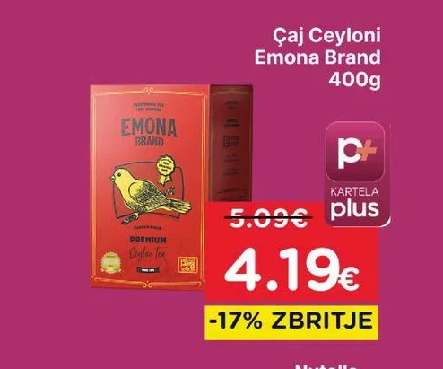Çaj Ceyloni Emona Brand 400G