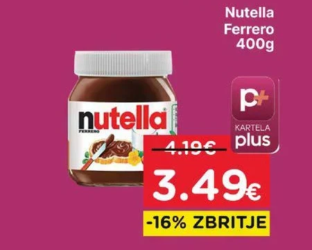 Nutella Ferrero 400G