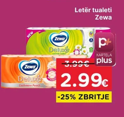 Letër Tualeti Zewa