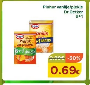 Pluhur Vanilje/pekje Dr.oetker 6+1