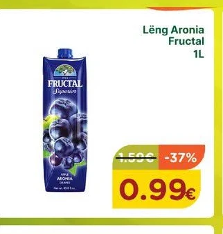 Lëng Aronia Fructal 1L