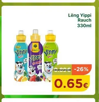Lëng Yippi Rauch 330ML
