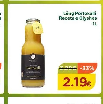 Lëng Portokalli Receta E Gjyshe 1L