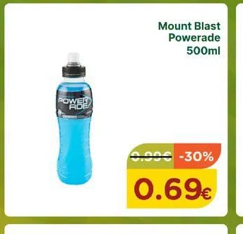 Mount Blast Powerade 500ML