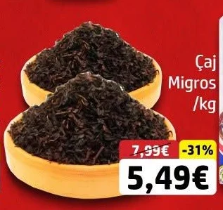 Çaj Migros /kg