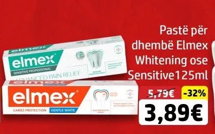Pastë për Dhëmbë Elmex Whitening Ose Sensitive 125ML