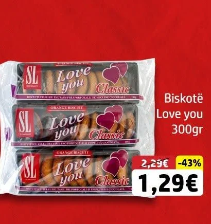 Biskotë Love You