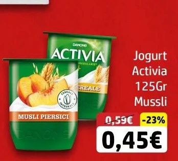 Jogurt Activia Mussli
