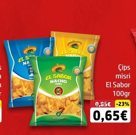 Çips Misri El Sabor 100GR