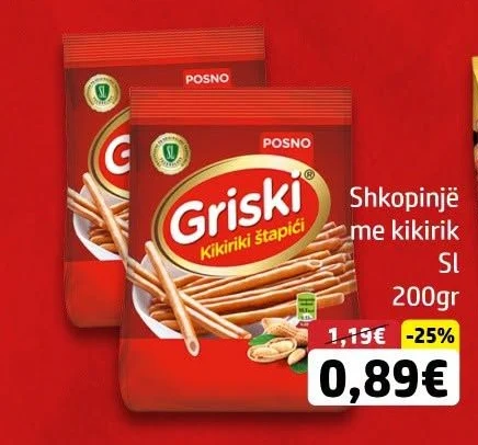 Shkopinjë me Kikirik Si 200GR