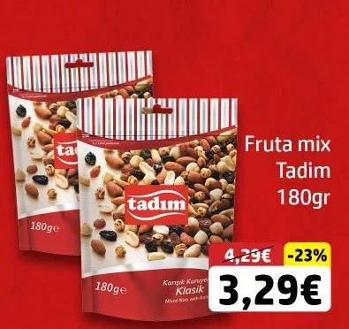 Fruta Mix Tadim 180GR