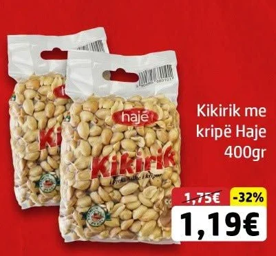 Kikirik me Kripë Haje 400GR